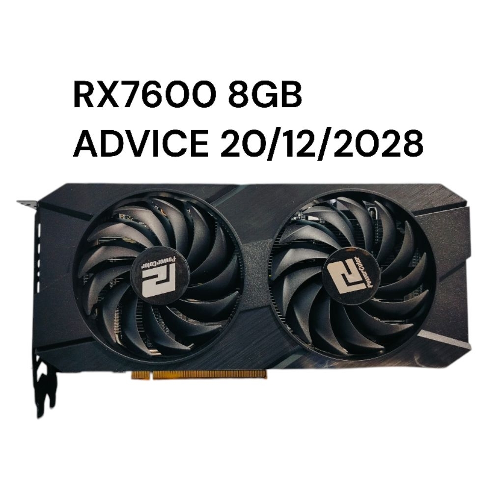 RX7600 POWERCOLOR FIGHTER 8GB มือสองประกันไทย