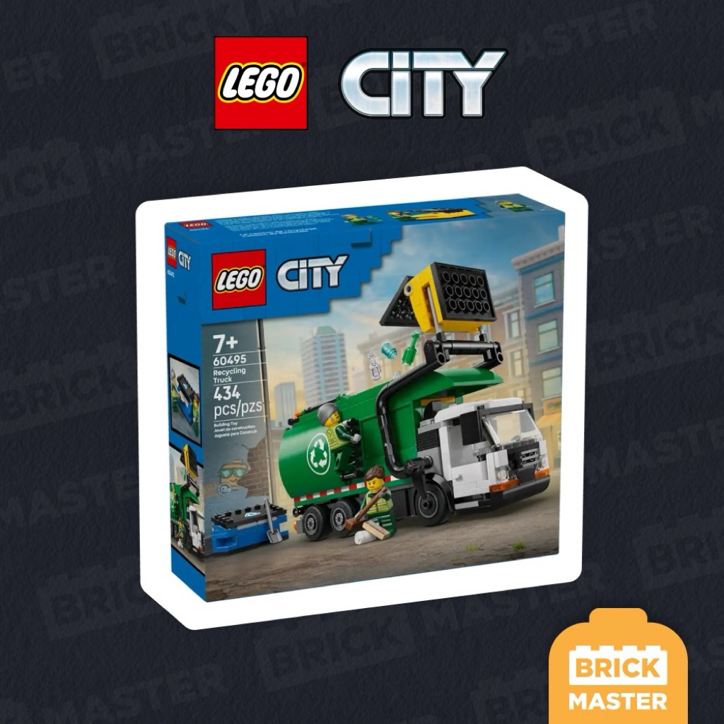 LEGO CITY 60495 : Recycling Truck (เลโก้แท้ ซิตี้ รถรีไซเติ้ล)