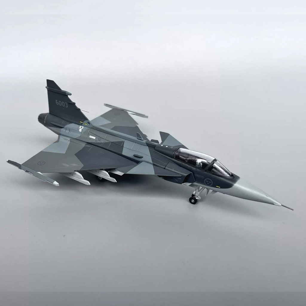 【Pre-Order】 – Aircraft Diecast Model Aviation72 Saab Gripen JAS-39A Swedish Air Force No.6003 1:72 🇸