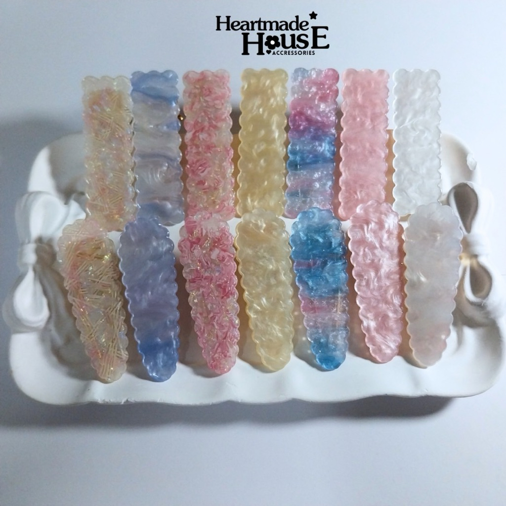 กิ๊บติดผมหินอ่อน 🎀 สไตล์เกาหลี (พร้อมส่งจากไทย🇹🇭)  /BB (1ชิ้น )