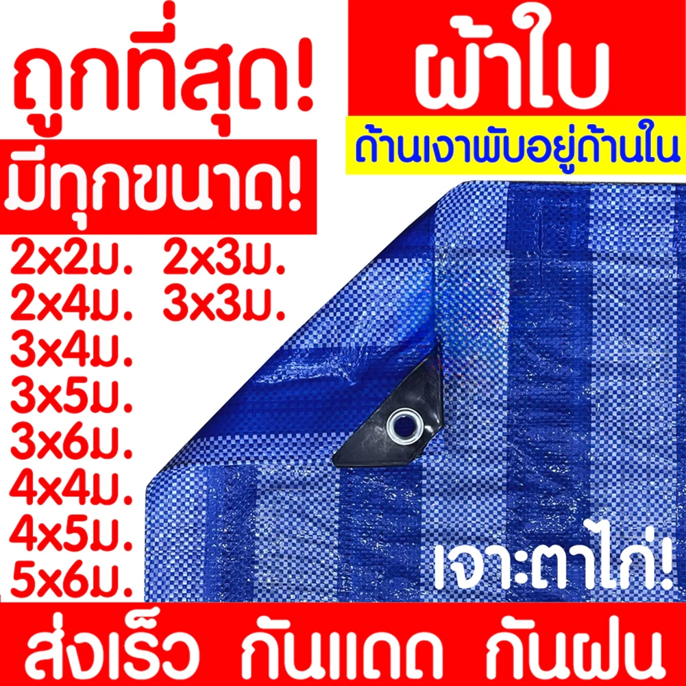 ผ้าที่มีความหนาแน่นสูงและหนาพิเศษ; ผ้าใบกันน้ำสีฟ้า สีขาว และสีเบจ; ผ้ากันฝน PE; ผ้ากันฝุ่น; ผ้ากันน้ำอเนกประสงค์