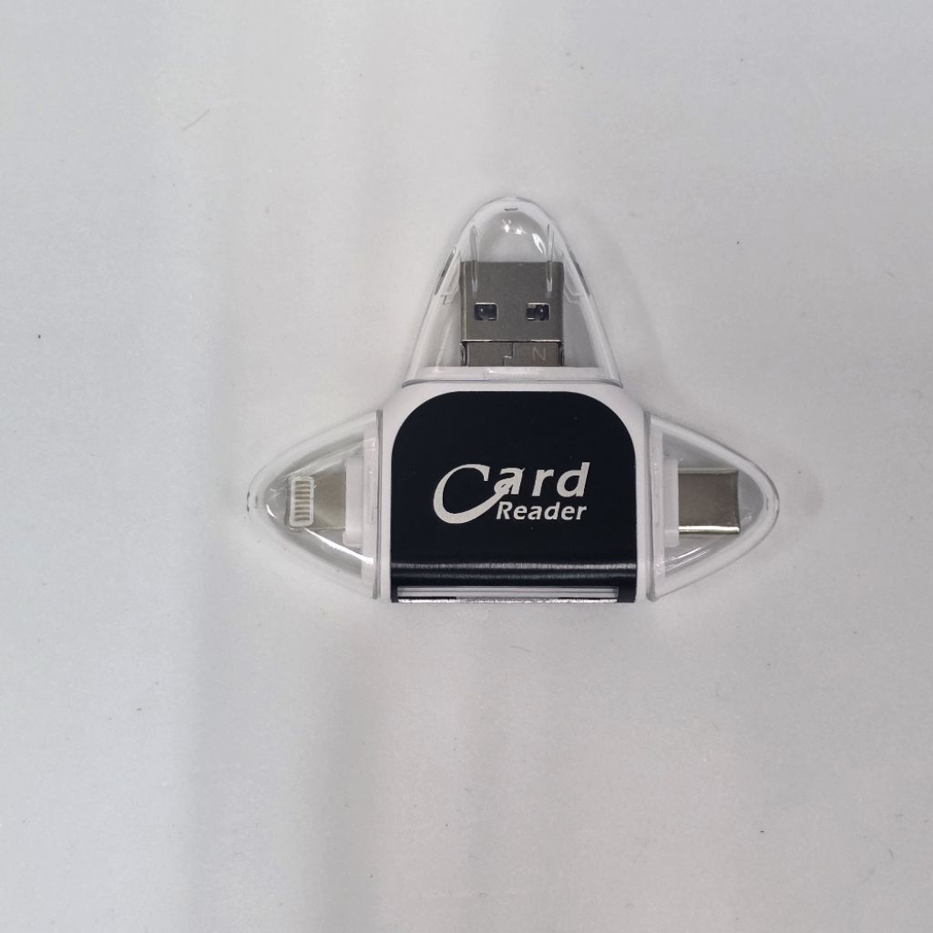 Card Reader 4 in 1 OTG Support FAT32 and exFAT
