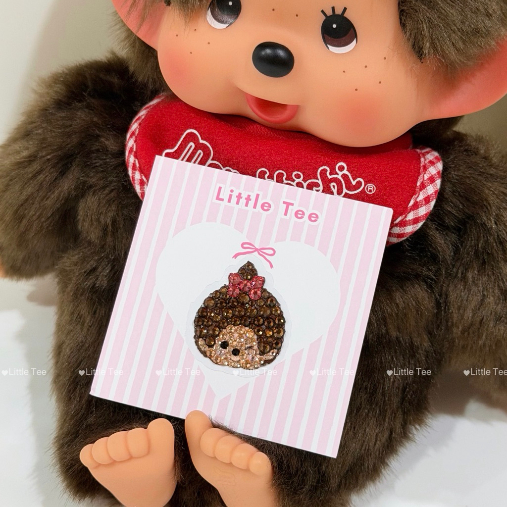 Monchhichi Jewel Sticker สติกเกอร์คริสตัลเพชรวิ้งมอนชิชิ 🌸🐵