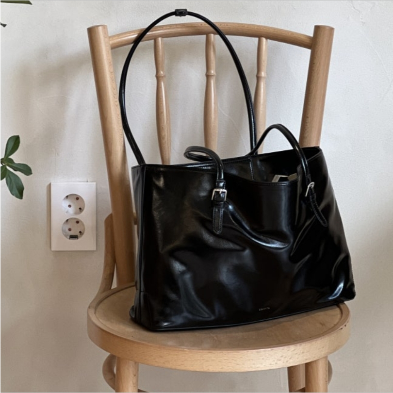 Stand Oil Ferry Bag - 페리백 (Black, Marron)
