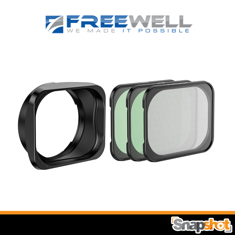 [พร้อมส่ง] FREEWELL Ricoh GRIV Lens Hood + Filter CPL, UV, Glow Mist 1/4 [FW-GRIV-RLH-B]