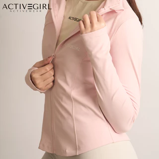 ActiveGirl - รุ่น SunKiss Jacket เสื้อคลุมแขนยาวเข้ารูปทรงโค้ง ป้องกันรังแสง UV ระบายอากาศ