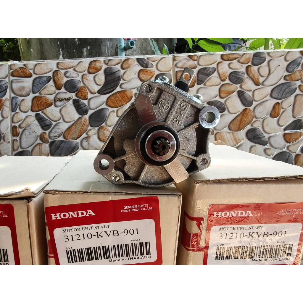 มอเตอร์สตาร์ท ใช้สำหรับรถจักรยานยนต์ คลิกทุกรุ่น Scoopy,Click I,IZoomer x, I con รหัส 31210-KVB-901(