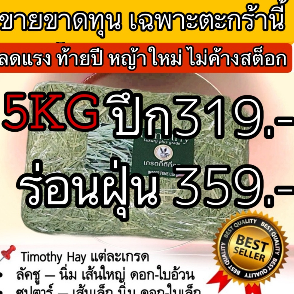 📌ลดโหด ให้เจ้าbunnyน๊าาา📌 ทิมโมธี แบบปึก5กก เขียวหอม เส้นนิ่ม