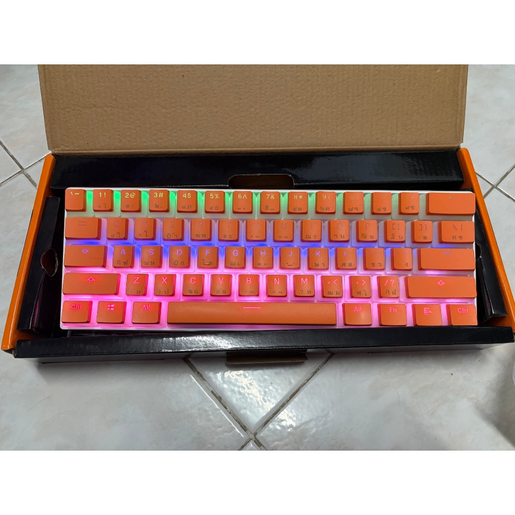 [มือสอง] Royal Kludge RK61 Blue Switch TH/EN 60% Mechanical Keyboard