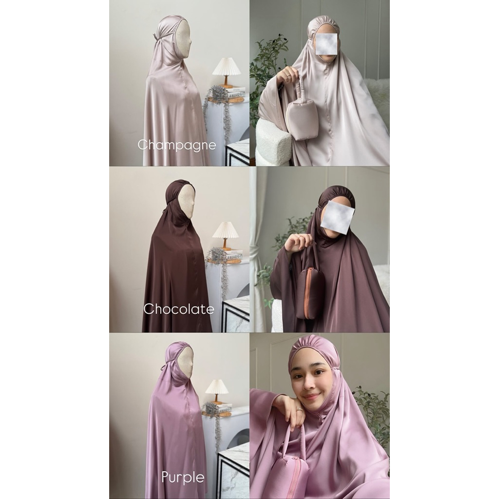 ชุดละหมาด ตะละกง | Armani prayer dress : Premium satin ผ้าใส่สบาย