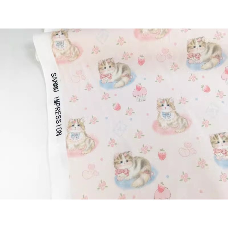 Preorder-ผ้าคอตตอนแท้100%_พิมพ์Digital หน้ากว้าง 110ซม.(44นิ้ว) ผ้าเมตร ผ้านำเข้า