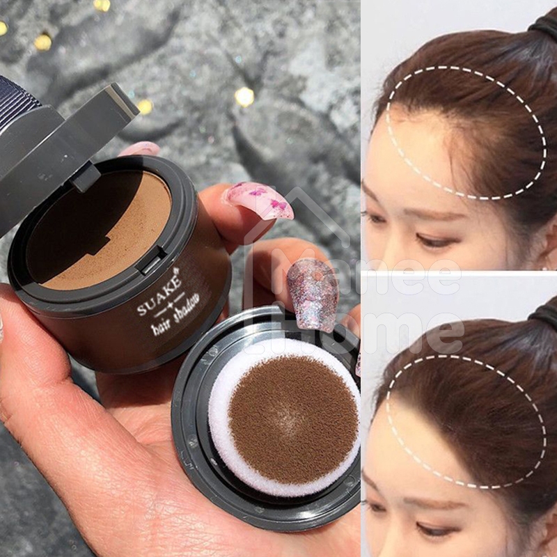 SUAKE แป้งเงาผม ผงแฮร์ไลน์ Hairline Fluffy Powder ปิดหัวเถิก หัวเหม่ง หัวล้าน ปิดผมหงอก ปิดผมบาง ปิด