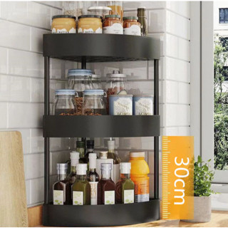 ชั้นวางของห้องน้ำ ชั้นวางเข้ามุม กันน้ำกันขึ้นรา3-Layer Corn…