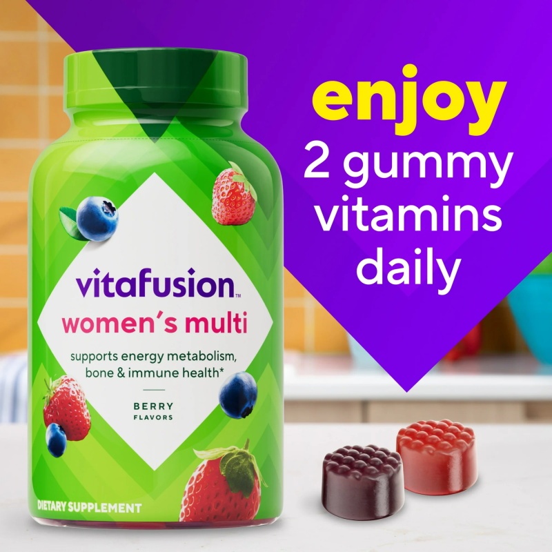 Vitafusion Women Multivitamin Vitamin Minerals Gummy วิตามินรวมสำหรับผู้หญิง วิตามินกัมมี่ แร่ธาตุ ราคา ถูกที่สุด ดีลบีเคเค แกลเลอรีภาพที่ 4