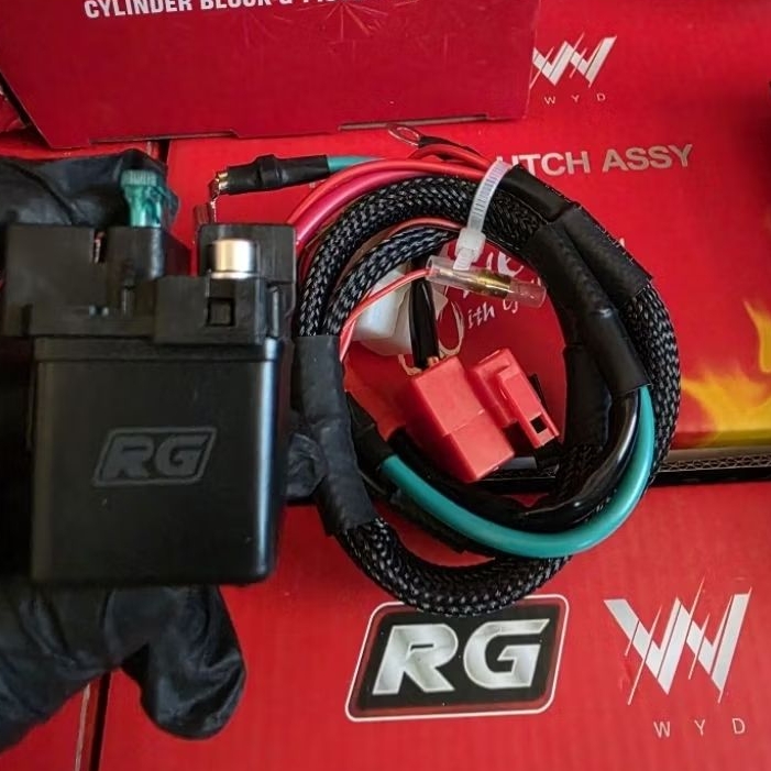 ชุดดีเลย์สตาร์ทแต่ง Wave125 RG Racing ชุดดีเลย์สตาร์ทแต่ง สำหรับใส่ เวฟ125 #RG ชุดรีเลย์ไดร์สตาร์ท #รีเลย์ไดร์สตาร์ทRG