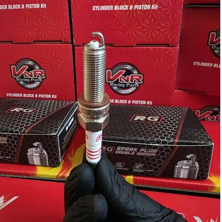 หัวเทียนRG แท้ ใส่ หลีด4v giorno pcx160 X-max Forza อิริเดียม