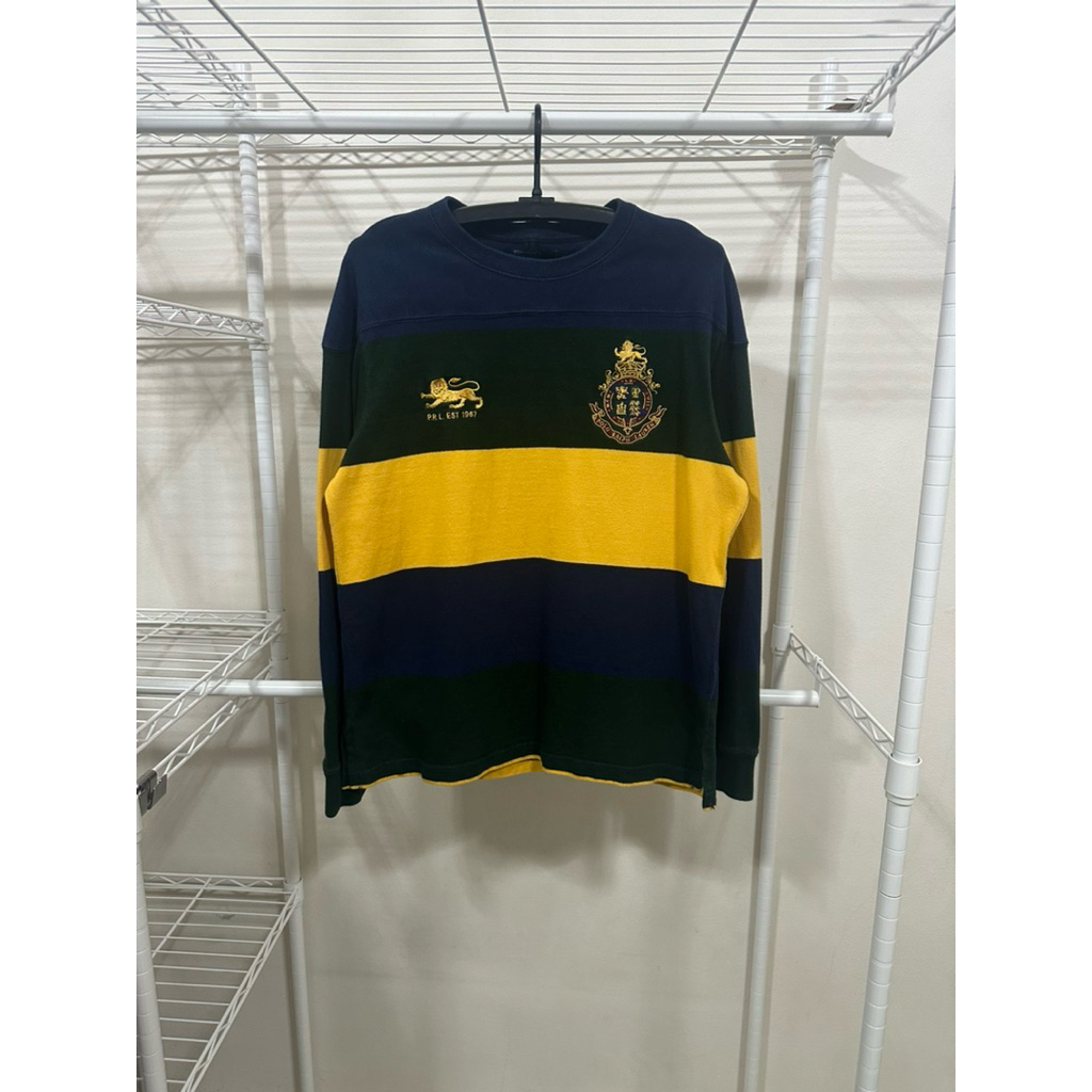 เสื้อสเวตเตอร์ polo rlaph lauren โลโก้ปัก แท้💯 มือสอง