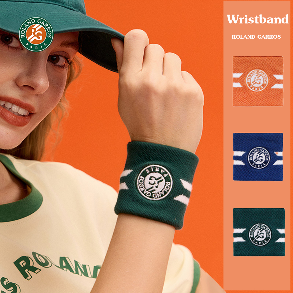 🇹🇭[พร้อมส่ง] Tennis Wristband Roland Garros ที่รัดข้อมือ ซับเหงื่อขนาดสั้น