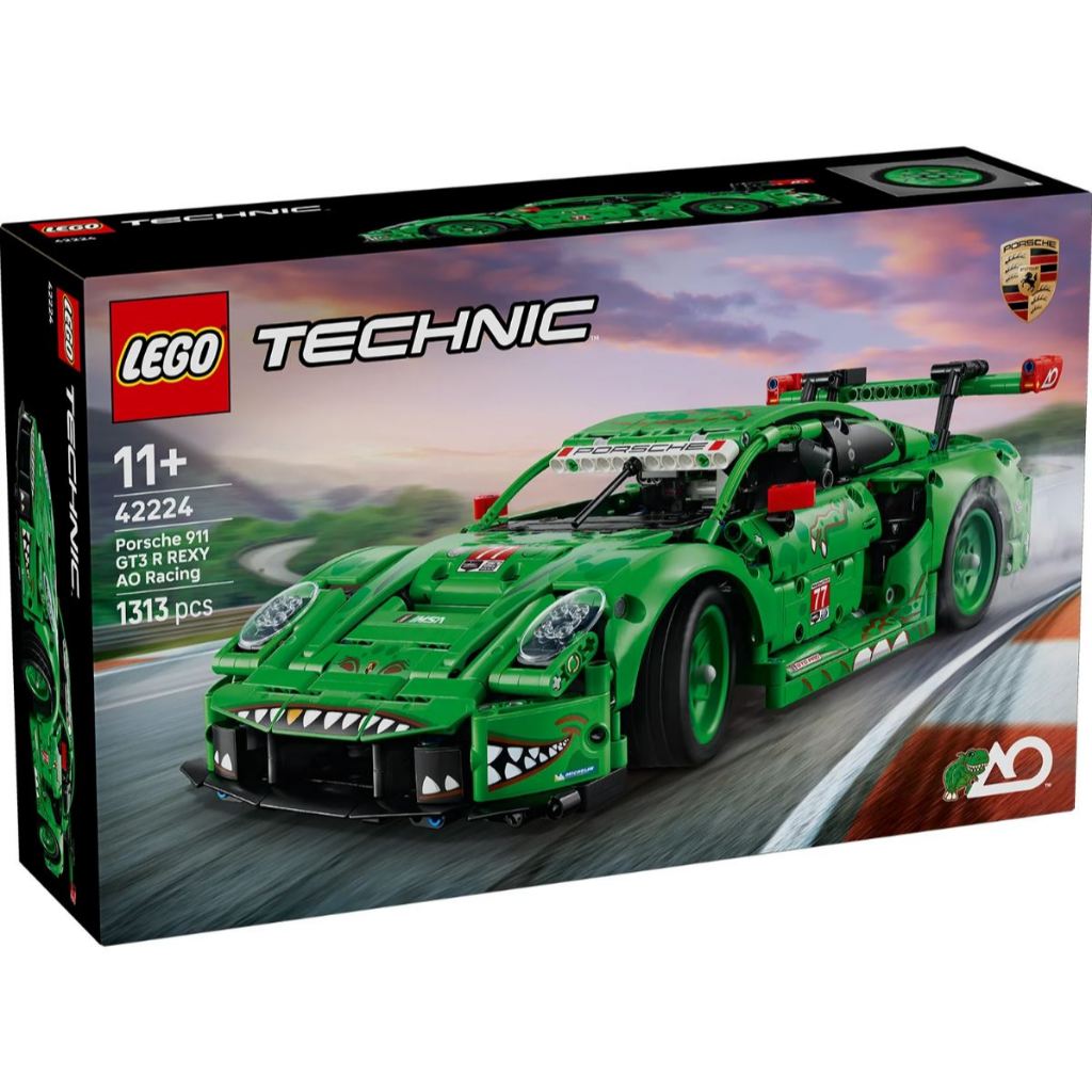 LEGO® Technic™ Porsche 911 GT3 R REXY AO Racing Car 42224
