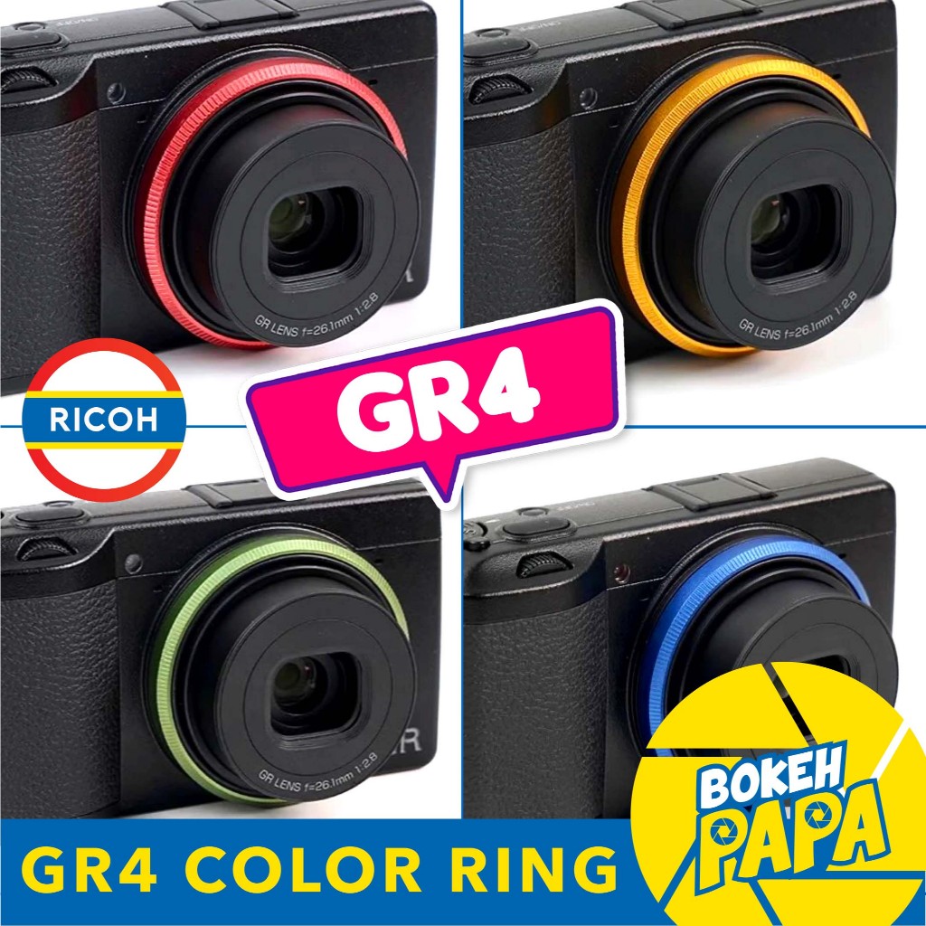 Lens Color Ring Ricoh GR4 แหวนกล้อง RICOH GR 4 ( Ricoh GR IV Ring Cap / GRIV / วงแหวน GR Mk4 )
