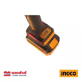 INGCO เครื่องเจียร์ไร้สาย 20 โวลต์ 4 นิ้ว รุ่น CAGLI261021 (900W) ครบชุด