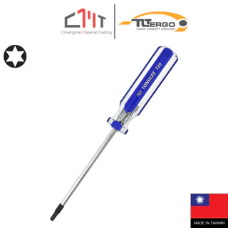 TONGLEE ไขควงท็อค TORX ไขควงดาว ไม่มีรู ขนาด T6,T7,T8,T9,T10,T15,T20,T25