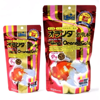 อาหารปลาทอง Hikari Oranda Gold เม็ดลอยสูตรเสริมสร้างสีสันและโครงสร้างปลาให้มีความสมบูรณ์แข็งแรง