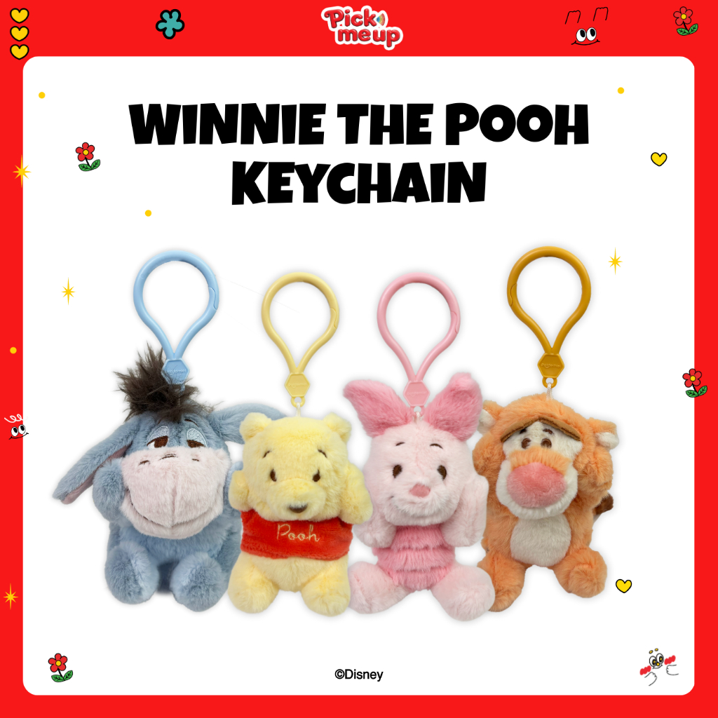 PickMeUp พวงกุญแจตุ๊กตา WINNIE THE POOH