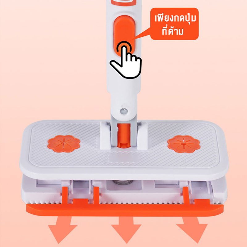 🧹ไม้ถูพื้น ดันฝุ่น ใช้แล้วทิ้ง ใช้แห้งและเปียก เหมาะสำหรับใช้กับผนัง หรือหน้าต่าง ได้ใช้ซ้ำ พร้อมใช้งานแล้วทิ้ง - รูปที่ 5