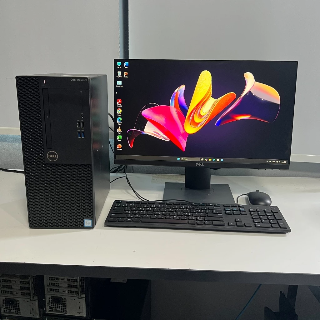 Dell OptiPlex 3070 Tower ชุดคอมพิวเตอร์พร้อมจอ 22 นิ้ว | Core i5 Gen9 | RAM 8GB | SSD 128 GB | Windows 11 Pro แท้ thumbnail 3