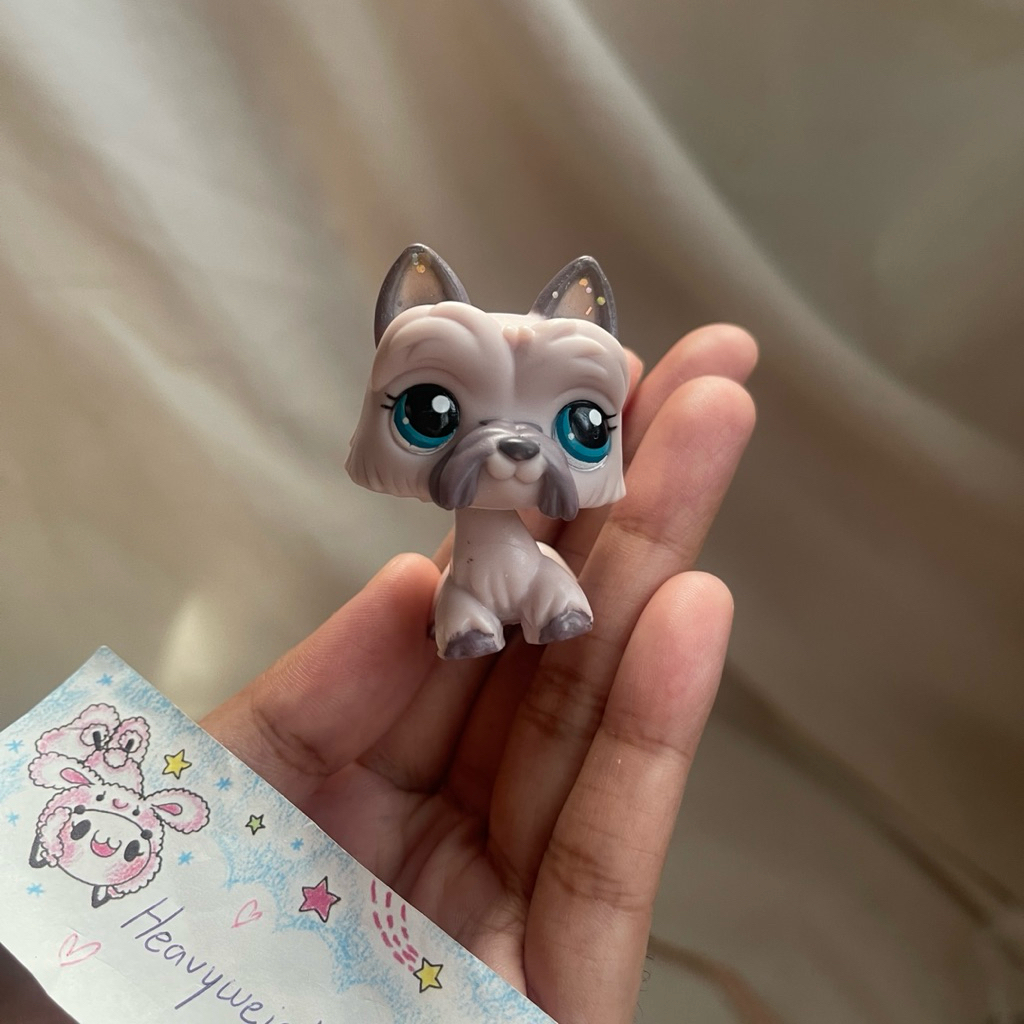 ตุ๊กตาโมเดลน้องหมา Lps Hasbro✨มือสอง มีตำหนินิด!