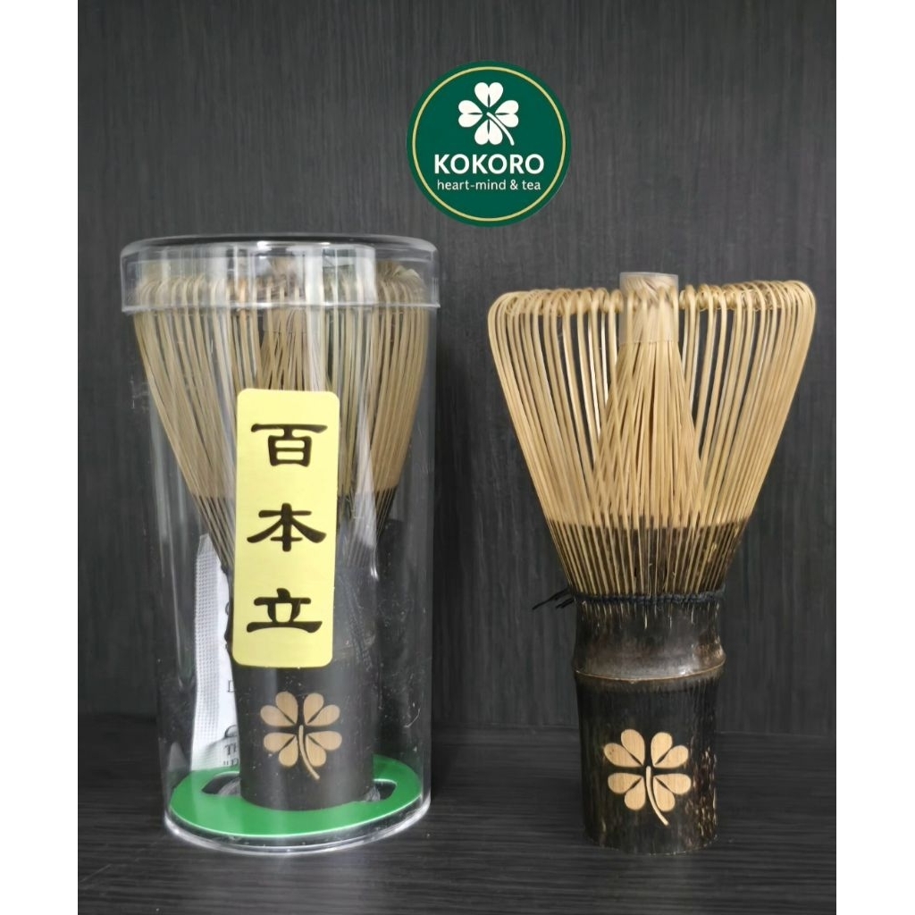 KOKORO🍀แปรงชงมัทฉะไผ่สีดำ100ซี่ Handmade Bamboo Matcha whisk