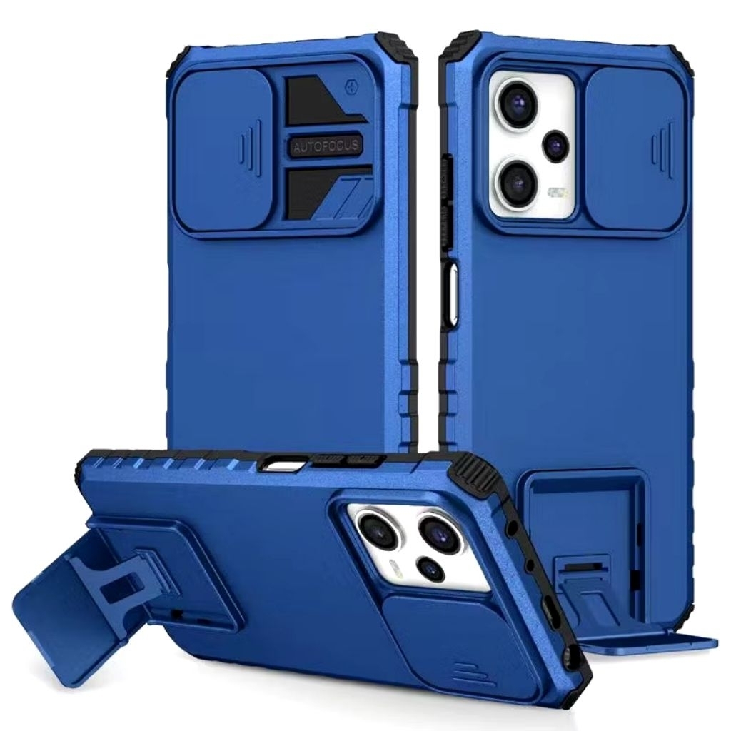 【รุ่นใหม่】03 เคสหุ่นยนต์ ตั้งได้ Xiaomi Redmi Note14 Pro Note12 pro Redmi 8 8A 9A 9C 9T  เคสสไลด์กล้อง กันกระแทก