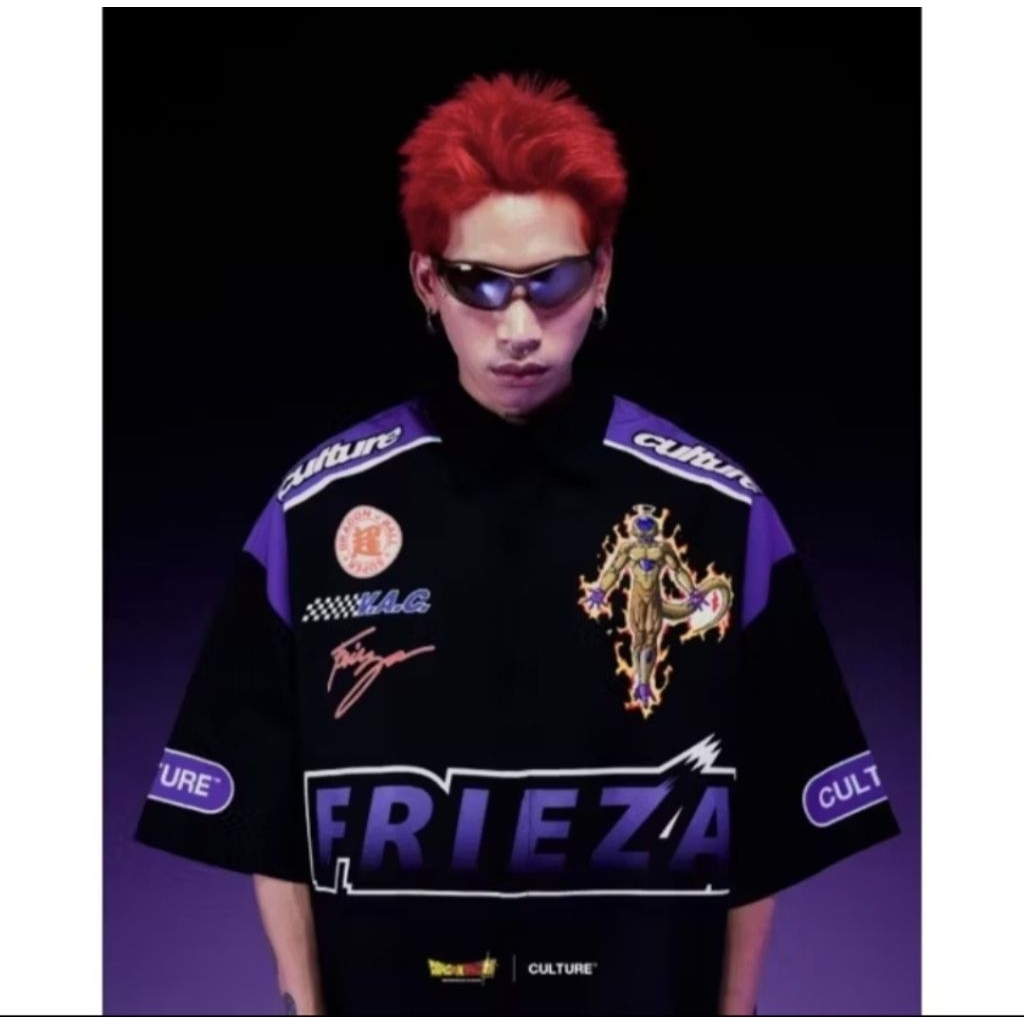 เสื้อเชิ๊ต VAC Culture X Dragon Ball Super Freiza Bowling Shirt