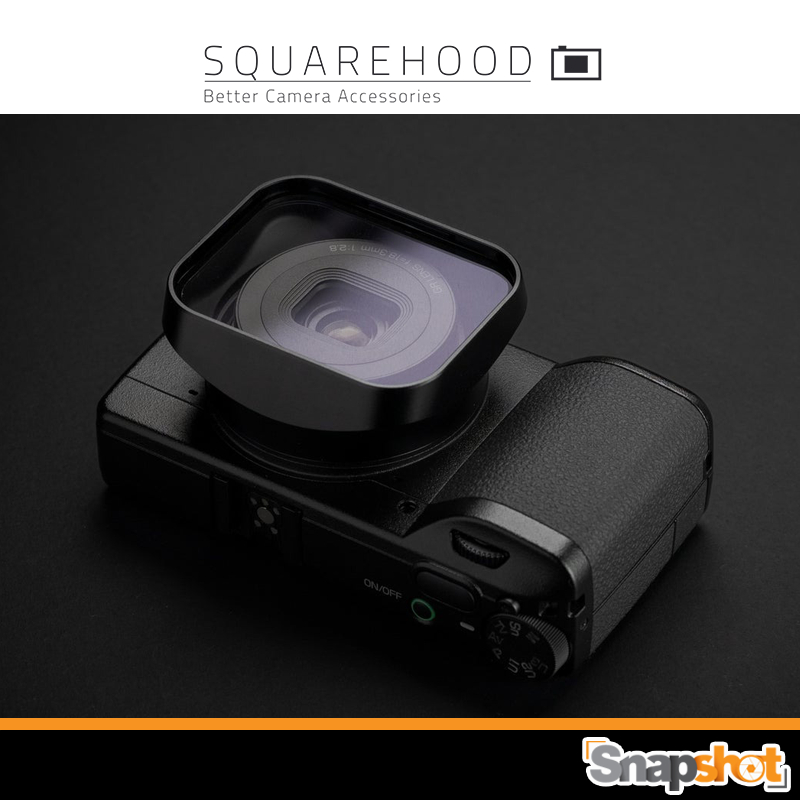 Squarehood Ricoh GR IV Glass Lens Hood (Clear / Haze) เลนส์ฮูด สำหรับ กล้อง Ricoh GRIV GR4 GR 4 ประก