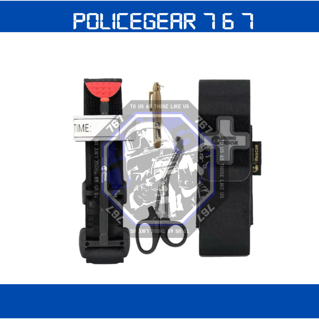 ชุดTQ Rhino Rescue Tourniquet Set เลือกรูปแบบปากกามาร์กเวลา (สีดำ / น้ำเงิน)