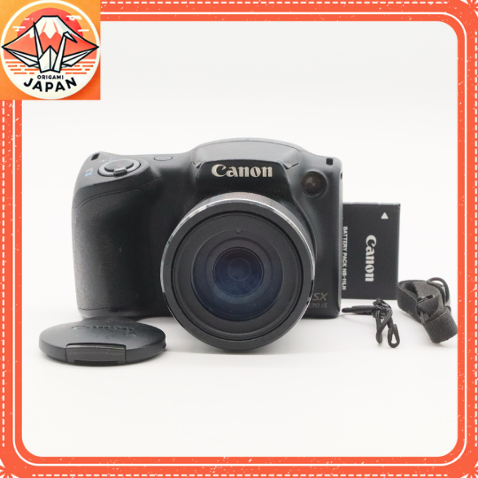 【USED /Near MInt】กล้องดิจิทัลคอมแพค Canon PowerShot SX430 IS สีดำ ซูมออปติคอล 45 เท่า รองรับ Wi-Fi ร