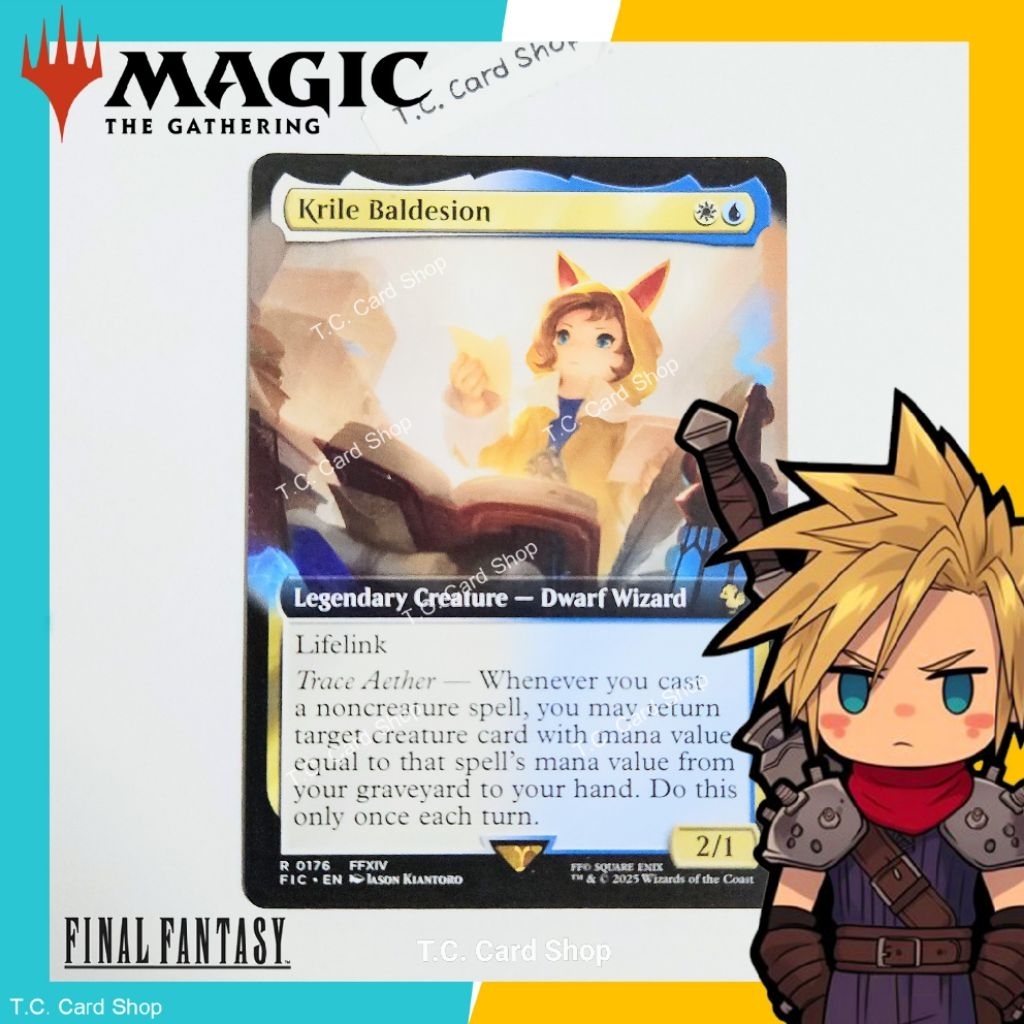 Krile Baldesion (Extended) R0176 FFXIV - Final Fantasy - Magic the Gathering (MTG) (FIC)