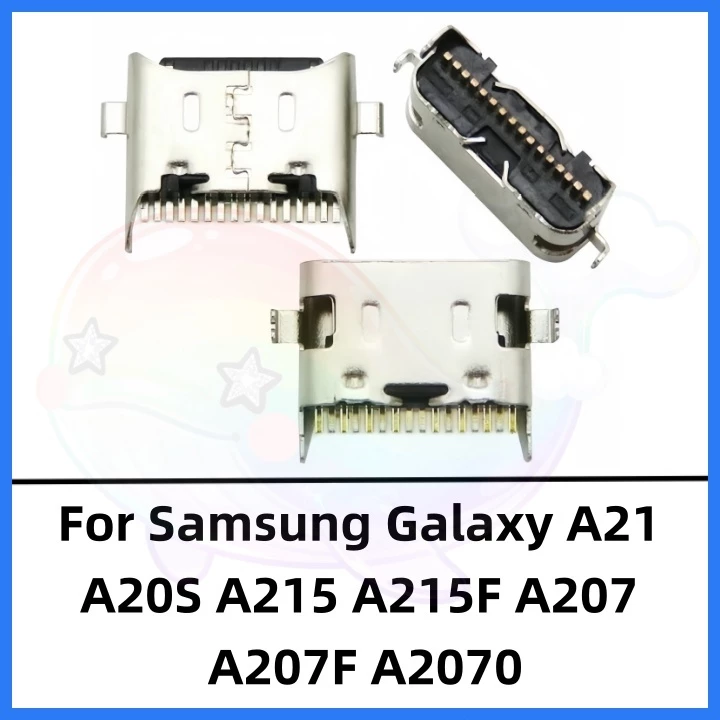 พอร์ตชาร์จ USB สําหรับ Samsung Galaxy A21 A20S A215 A215F A207 A207F A2070 5-50 ชิ้น