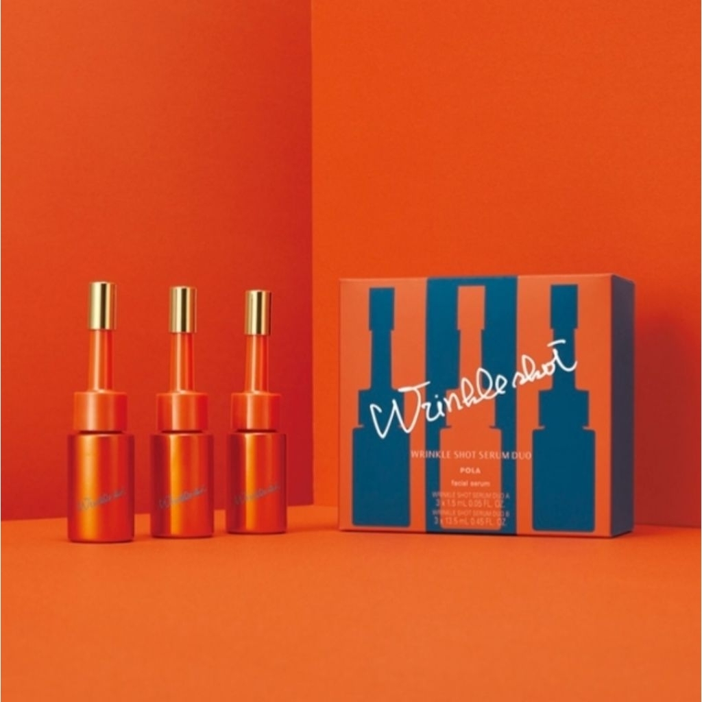 WRINKLE SHOT SERUM DUO "GRAND" BOX🔥(Quasi-drug) ลดริ้วรอยกระจายทั่วใบหน้า