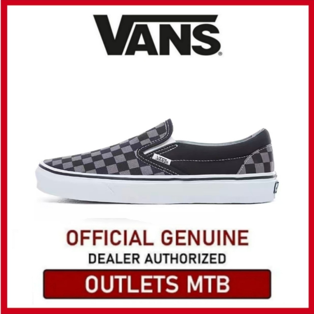 【100%Original】Vans slip on Og Classic Lx low cut board shoes for both men and women in black