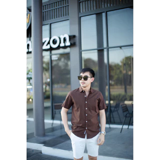 เสื้อเชิ้ตผู้ชาย SMART FIT OXFORD SHIRT เสื้อเชิ้ตผู้ชายใส่เที่ยว ใส่ทำงาน (20สี S-2XL) [สั้นคอปก]
