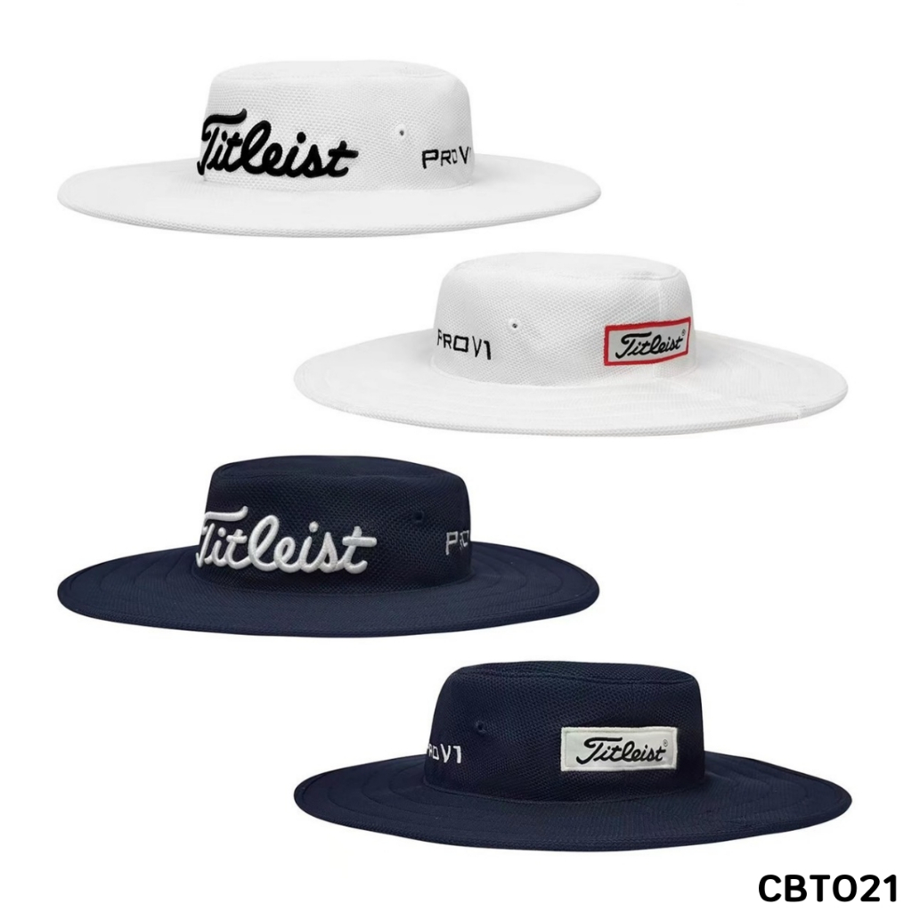 หมวกกอล์ฟ หมวกบักเก็ต ปีกกว้างรอบด้าน มีสายรัดคาง (CBT021) Golf Hat Tour Aussie