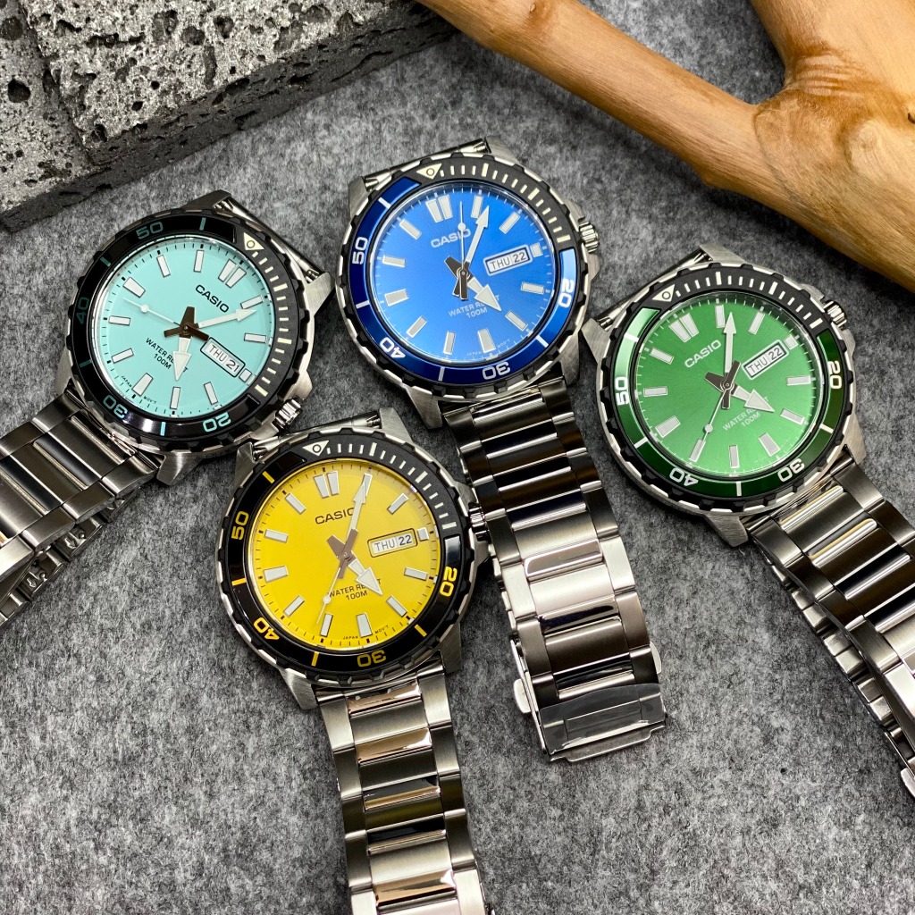 Casio Standard นาฬิกาข้อมือ รุ่นMTD-125 MTD-125D (MTD-125D-1A3,MTD-125D-7A,MTD-125D-2A1,MTD-125D-9A)