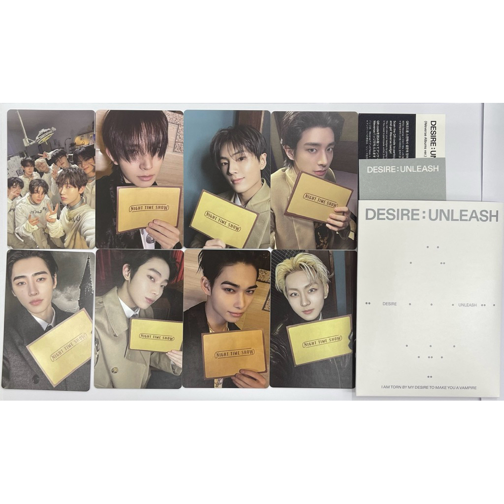 พร้อมส่ง⭐️อัลบั้มweverse ver. DESIRE:UNLEASH photocard การ์ด enhypen ฮีซึง เจย์ เจค ซองฮุน ซอนอู จองวอน นิกิ