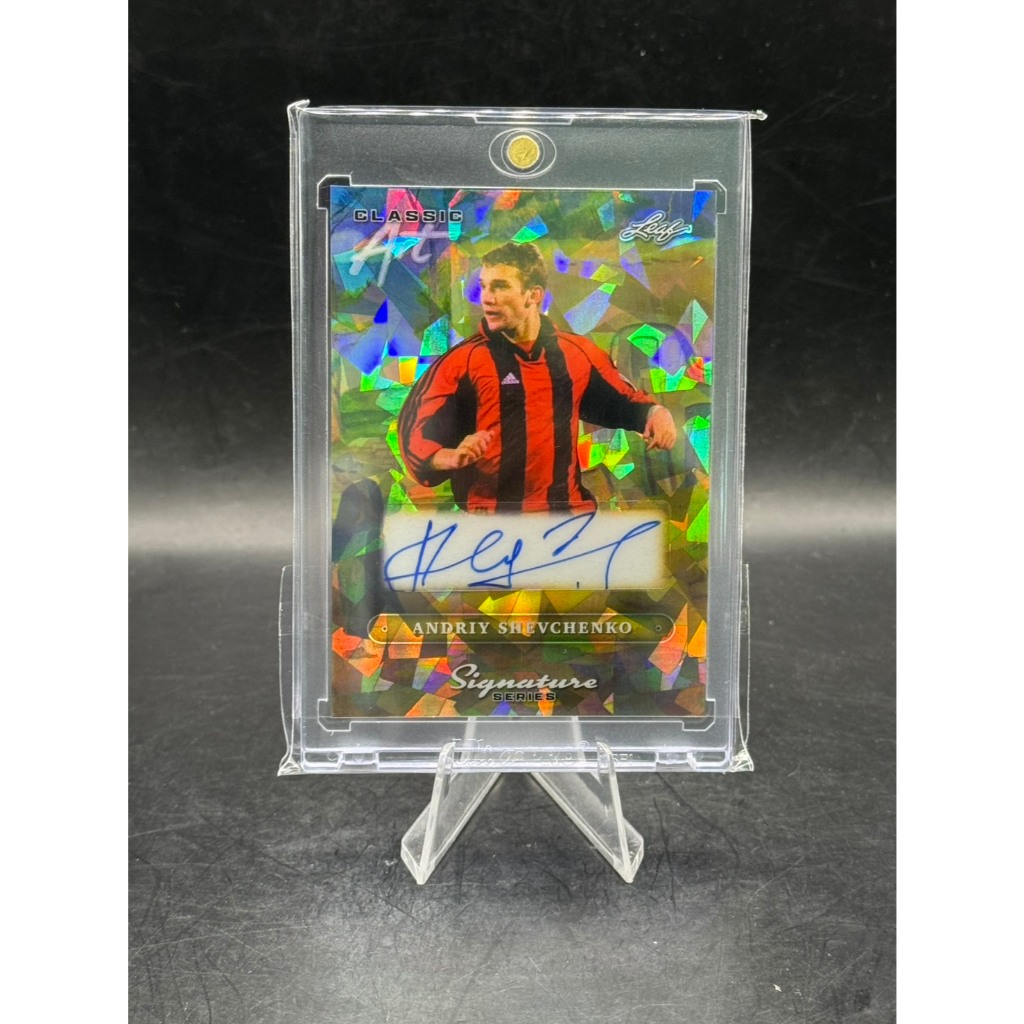 2025 Leaf Classic Art Signature Series Andriy Shevchenko 1/1 Autograph Soccer Legend