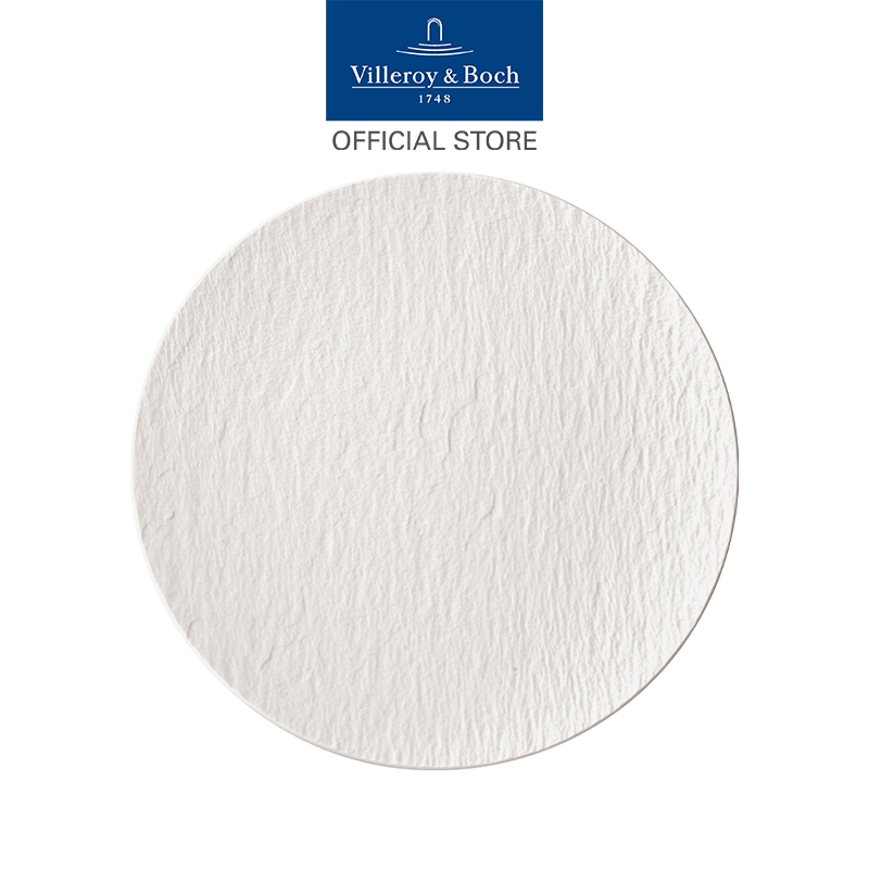 Villeroy & Boch - Manufacture Rock Blanc จานพอร์ซเลน ทรง Coupe 25 ซม. สี White 10-4240-2630