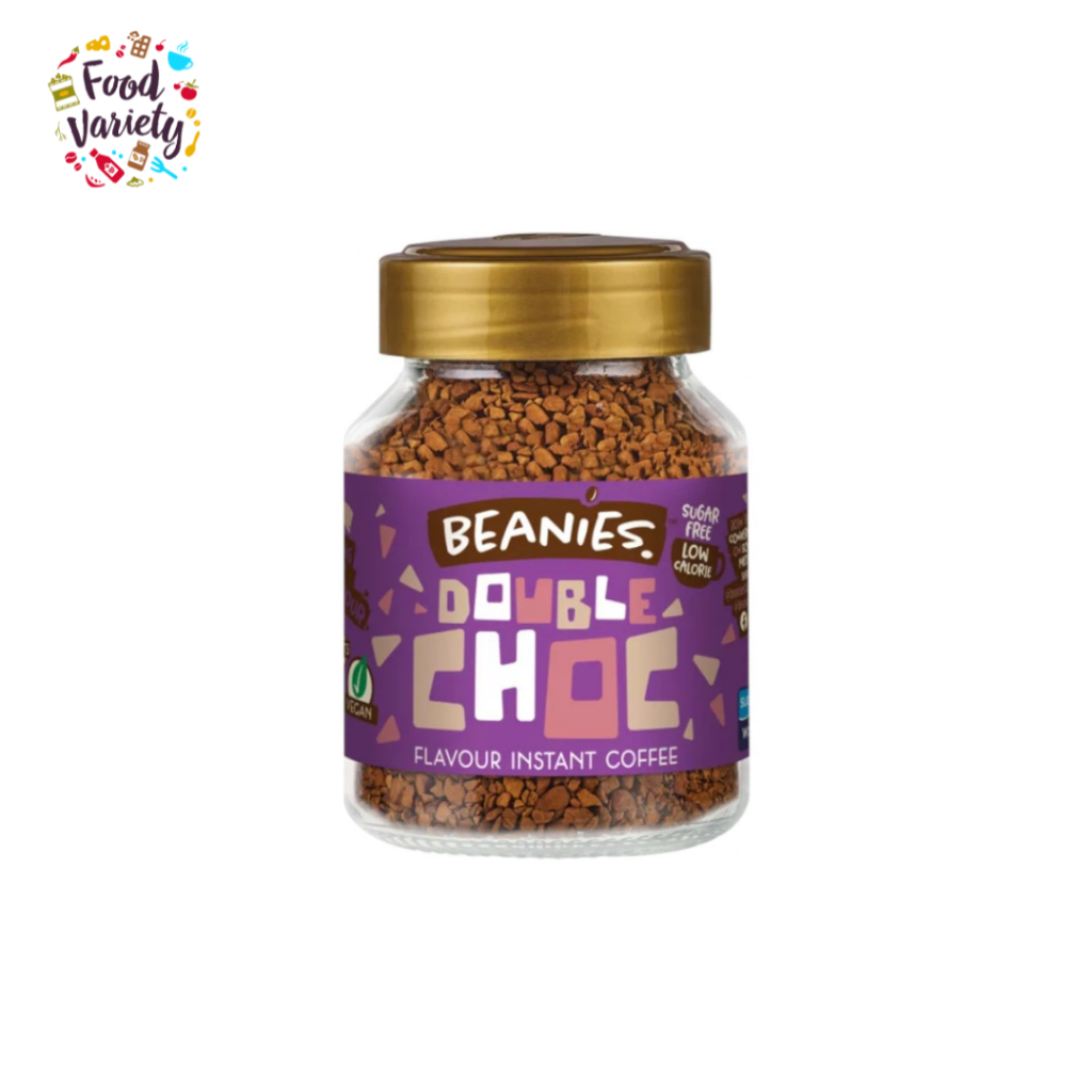 Beanies Double Chocolate Flavoured Instant Coffee 50g กาแฟสำเร็จรูป Beanies รสดับเบิ้ลช็อกโกแลต 50 กรัม