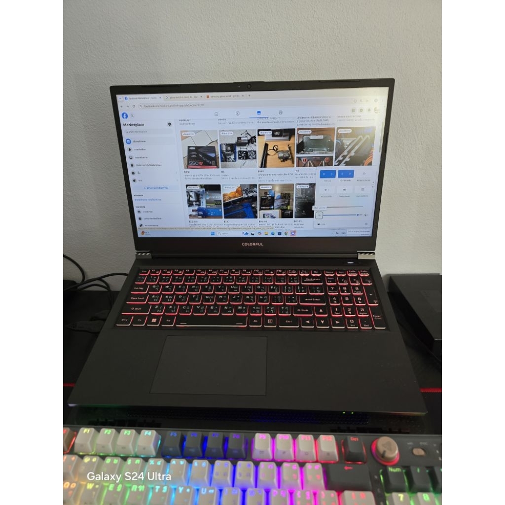 Notebook colorfull core i5 12500h/Rtx3050