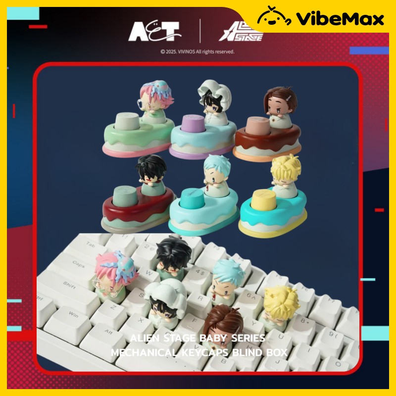 [✨NEW⚡พร้อมส่ง] Alien Stage พวงกุญแจตุ๊กตา มินิฟิกเกอร์ คีย์แคป Baby Series Blind Box Official Merch Plushies Pendant